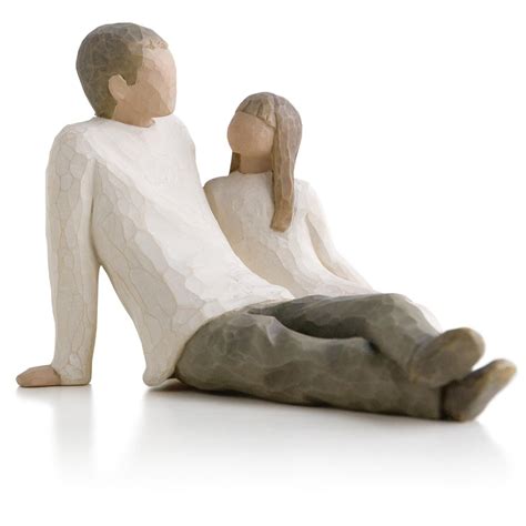 willow tree daddy daughter|Willow Tree Father and Daughter Figurine, Natural, 6.8 x 6.2.